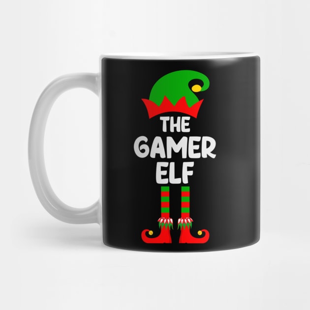 Gamer Elf Matching Family Group Christmas Party Pajama by DragonTees